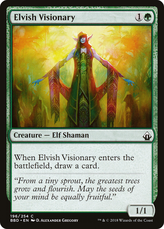 Elvish Visionary (196) - Battlebond
