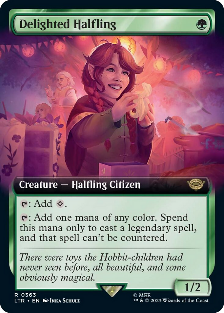 Delighted Halfling (Extended Art) (363) - The Lord of the Rings: Tales of Middle-earth