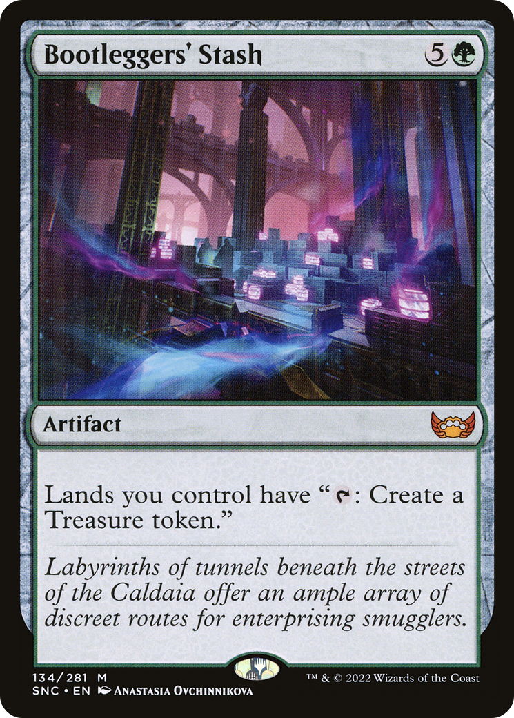 Bootleggers' Stash (134) Foil - Streets of New Capenna