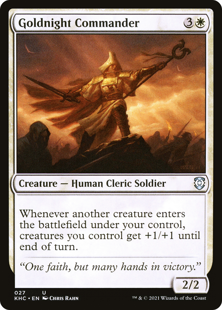 Goldnight Commander (027) - Kaldheim Commander