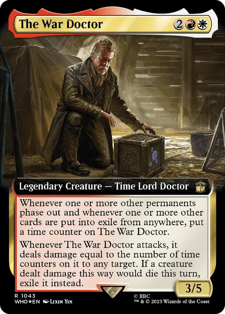 The War Doctor (Extended Art) (Surge Foil) [Doctor Who] | Silver Goblin