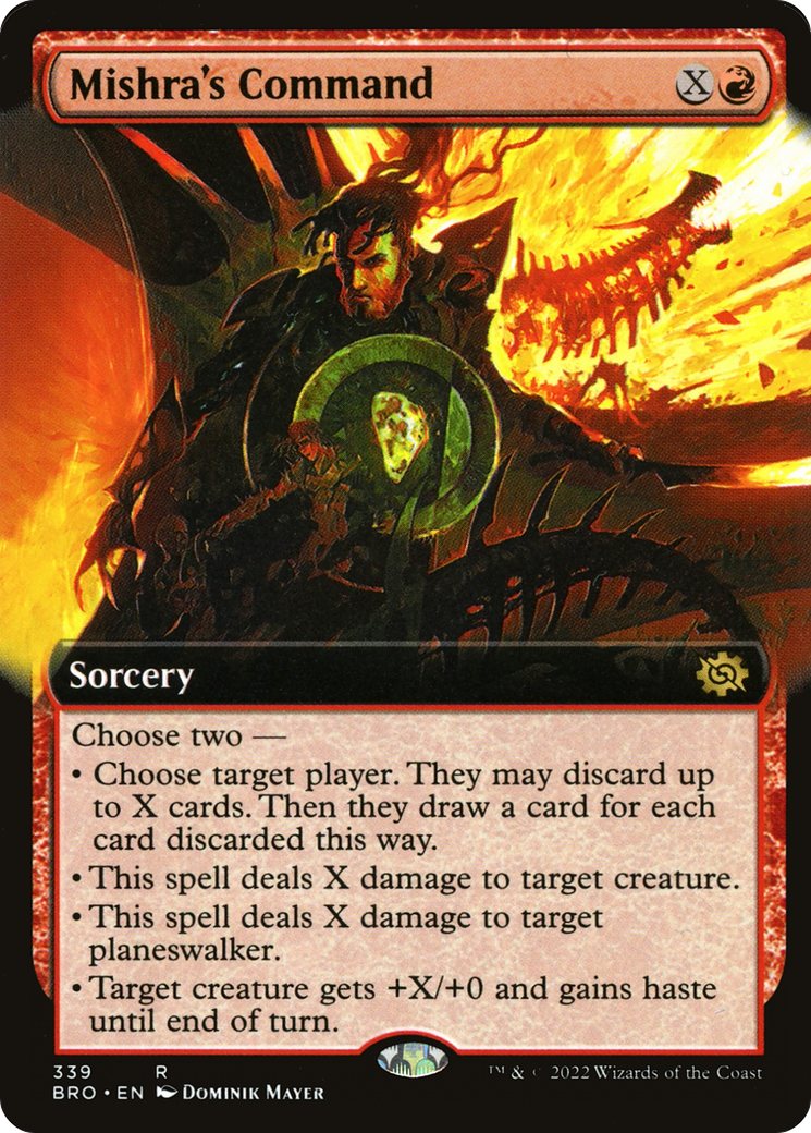 Mishra's Command (Extended Art) (339) - The Brothers' War