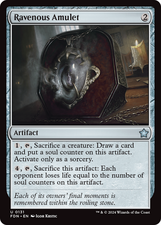 Ravenous Amulet [Foundations] Foil