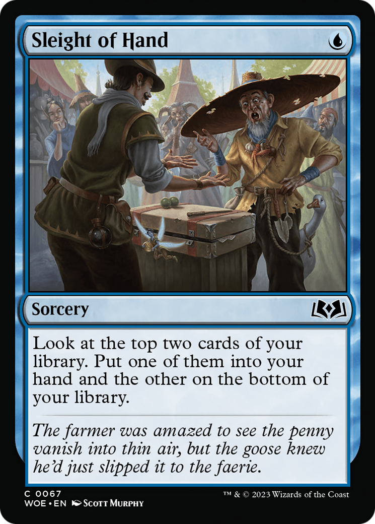 Sleight of Hand (067) Foil - Wilds of Eldraine