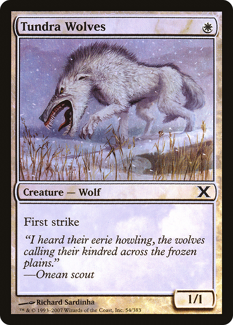 Tundra Wolves (54) Foil - Tenth Edition