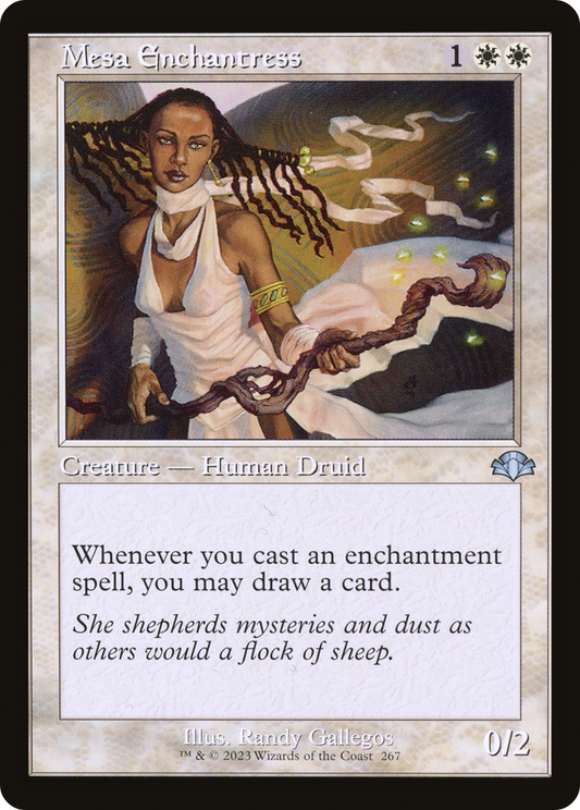 Mesa Enchantress (Retro) [Dominaria Remastered] Foil
