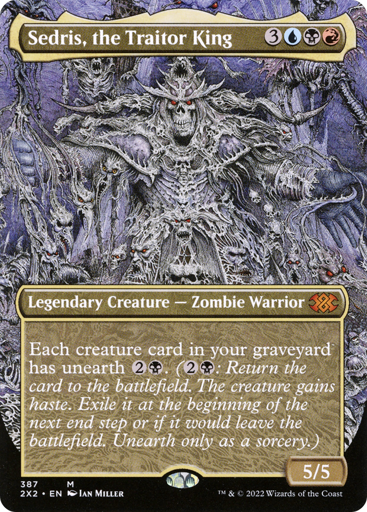 Sedris, the Traitor King (Borderless Alternate Art) [Double Masters 2022] | Silver Goblin