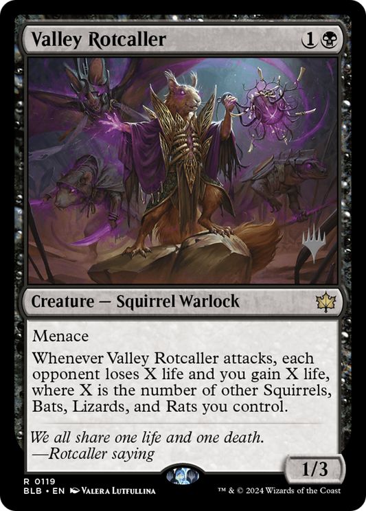 Valley Rotcaller (Promo Pack) [Bloomburrow Promos] Foil