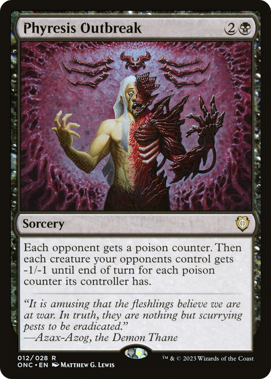 Phyresis Outbreak (012) - Phyrexia: All Will Be One Commander