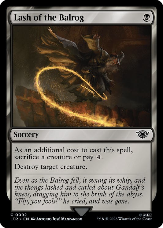 Lash of the Balrog (092) Foil - The Lord of the Rings: Tales of Middle-earth