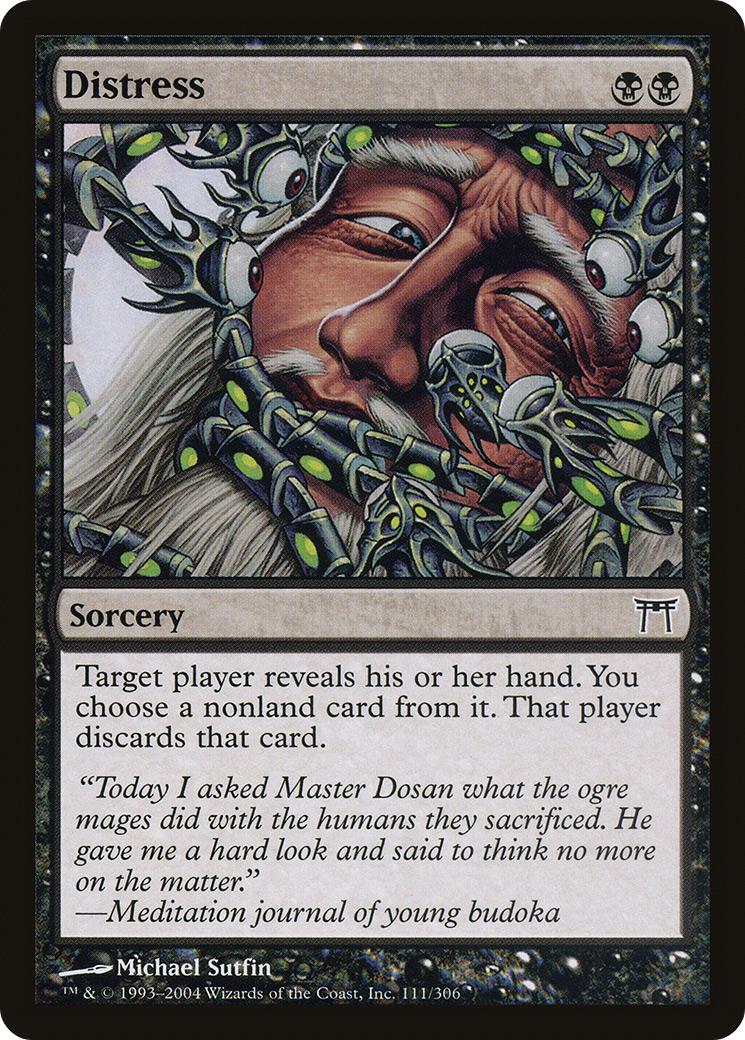 Distress (111) Foil - Champions of Kamigawa