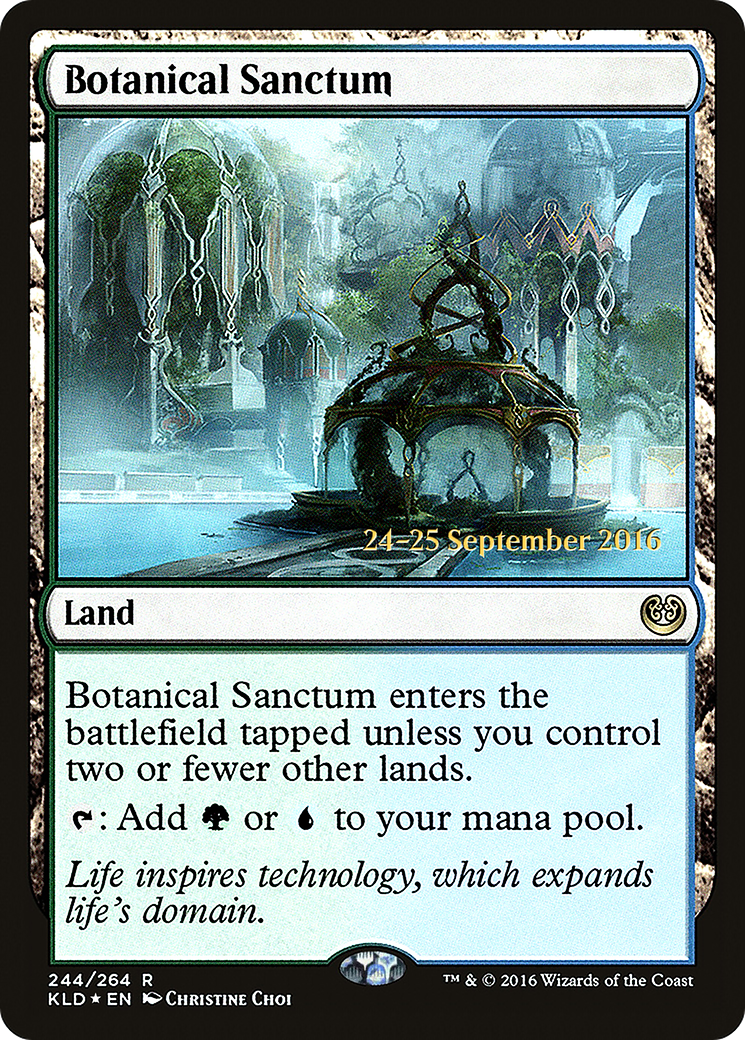 Botanical Sanctum (Prerelease) (244) Foil - Kaladesh Promos