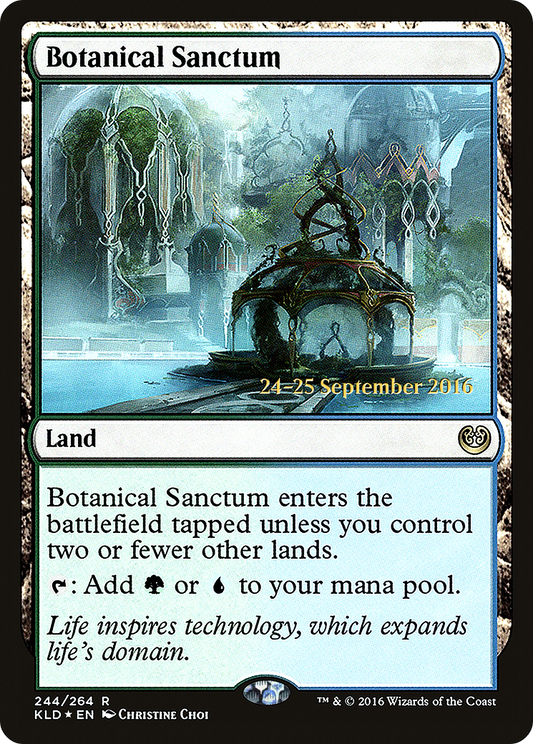 Botanical Sanctum (Prerelease) (244) Foil - Kaladesh Promos