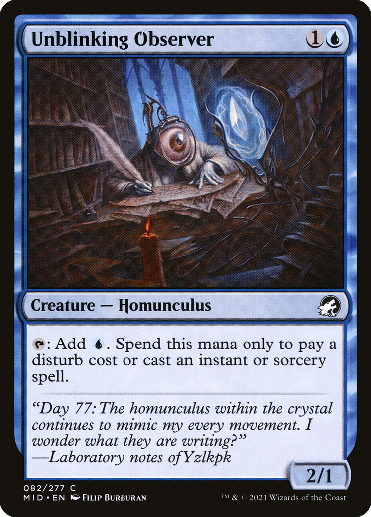 Unblinking Observer (082) Foil - Innistrad: Midnight Hunt