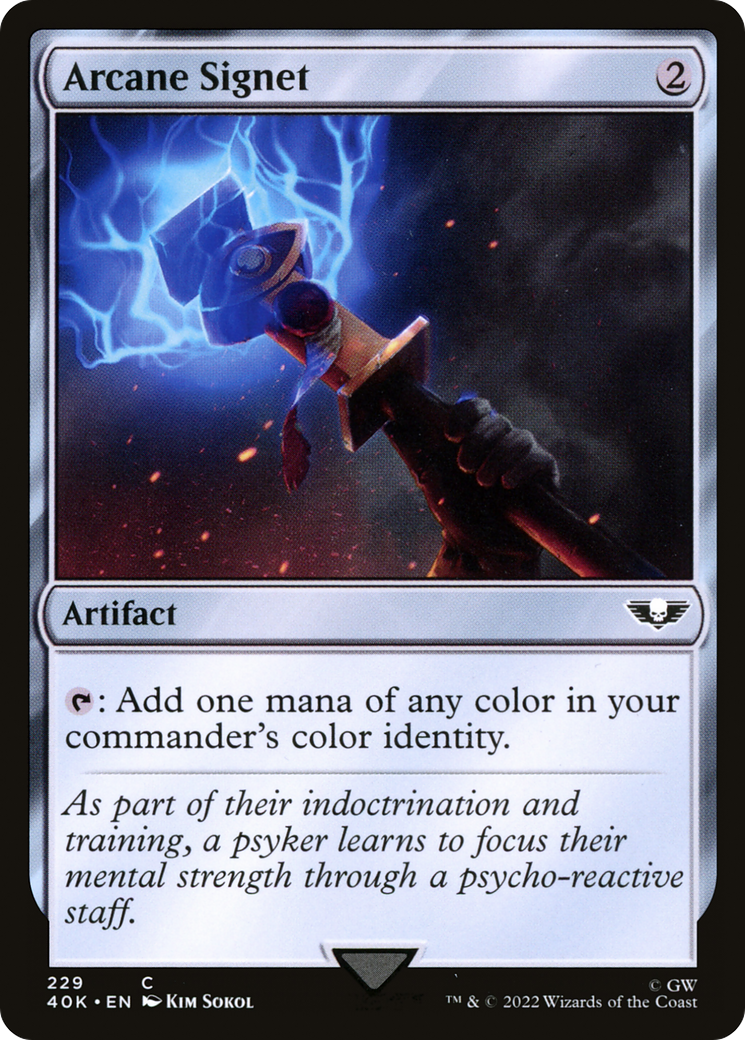 Arcane Signet (229) - Warhammer 40,000 Commander
