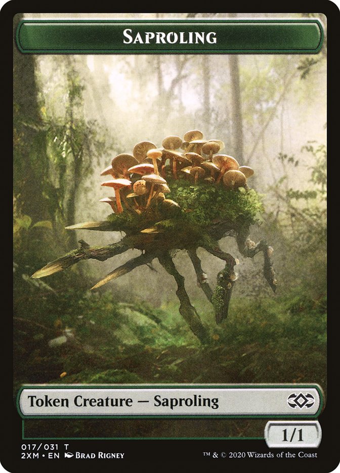 Saproling Token [Double Masters Tokens] | Silver Goblin