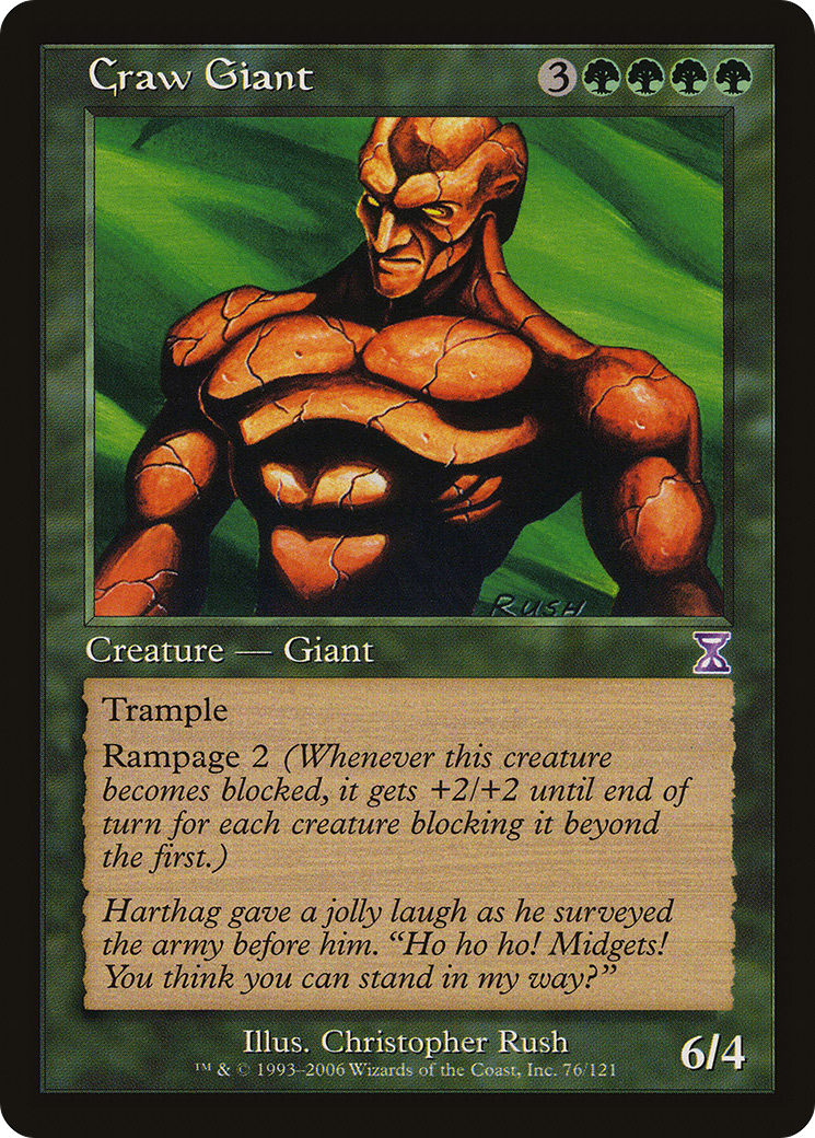 Craw Giant (Retro) (076) - Time Spiral Timeshifted