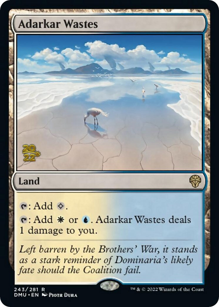 Adarkar Wastes [Dominaria United Prerelease Promos] | Silver Goblin