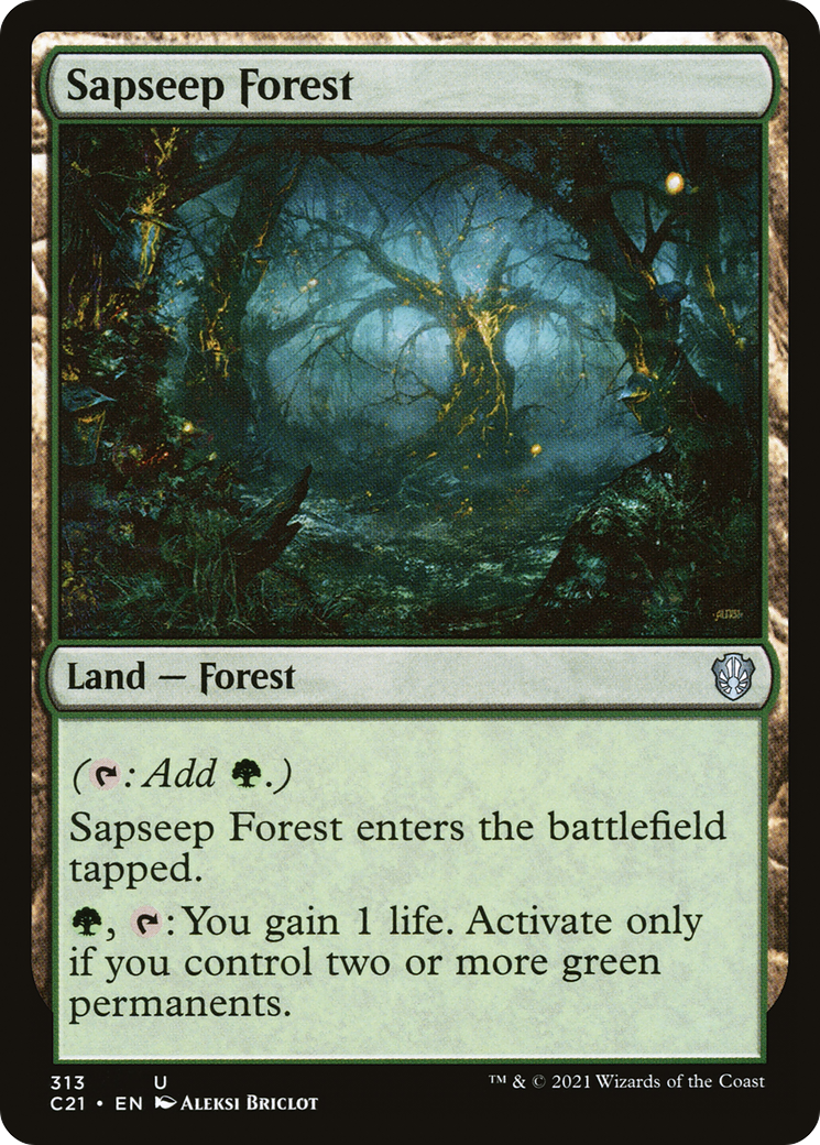 Sapseep Forest (313) - Commander 2021