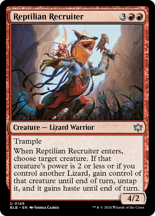 Reptilian Recruiter [Bloomburrow] Foil