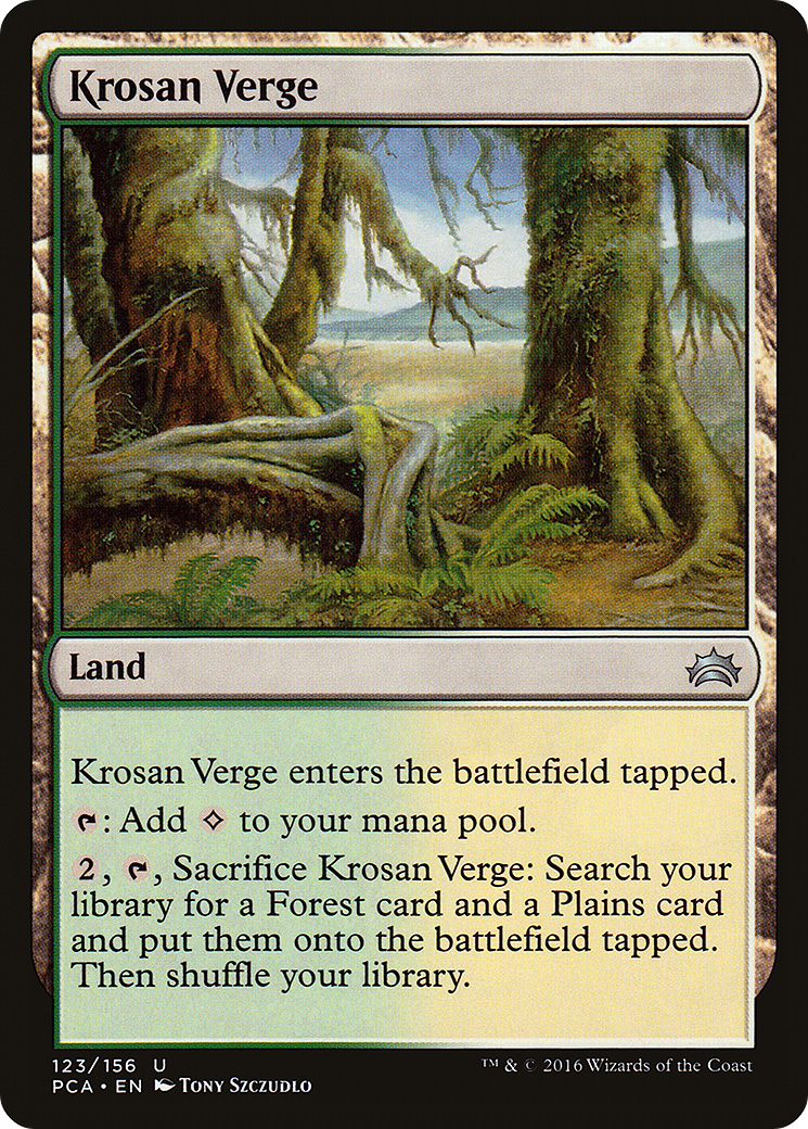 Krosan Verge (123) - Planechase Anthology