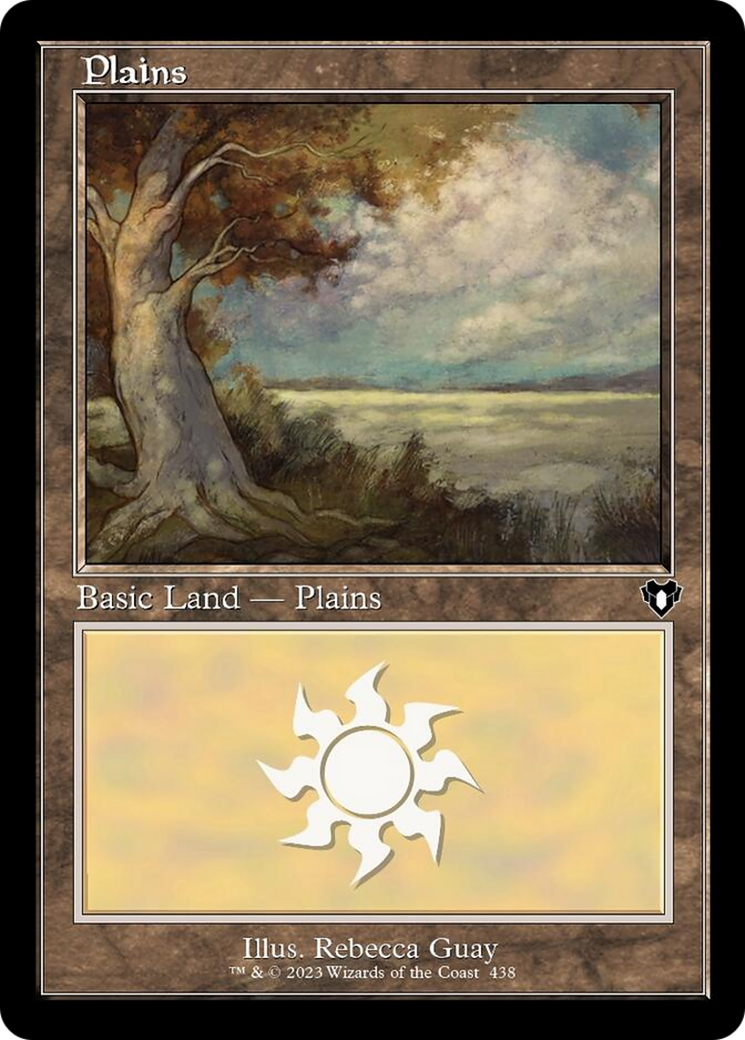 Plains (438) (Retro) [Commander Masters] | Silver Goblin