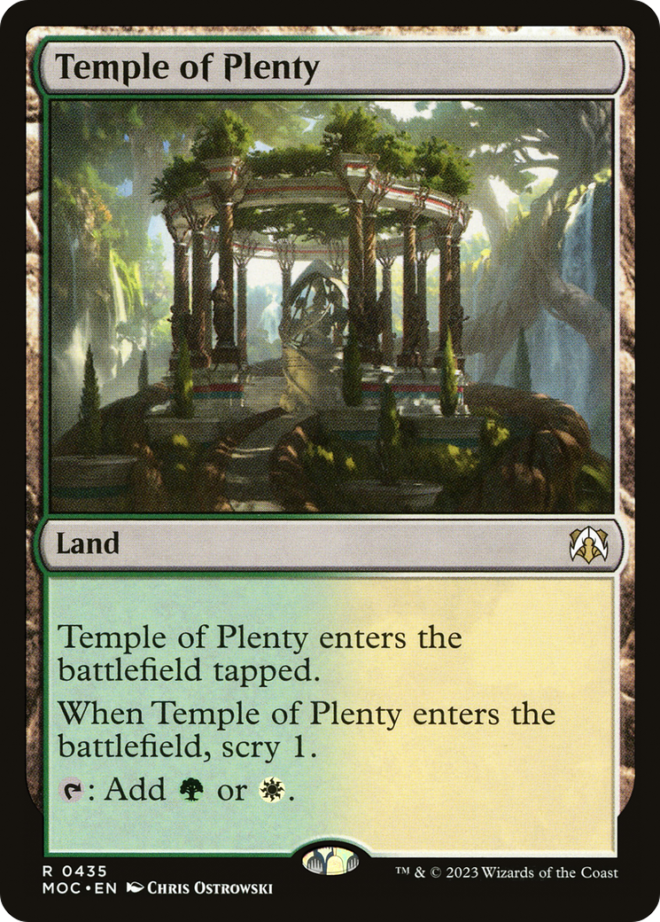 Temple of Plenty [March of the Machine Commander] | Silver Goblin