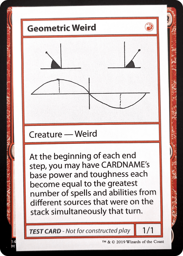 Geometric Weird (069) - Mystery Booster Playtest Cards 2021