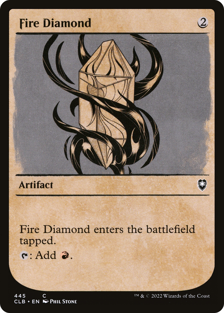 Fire Diamond (Showcase) [Commander Legends: Battle for Baldur's Gate] | Silver Goblin