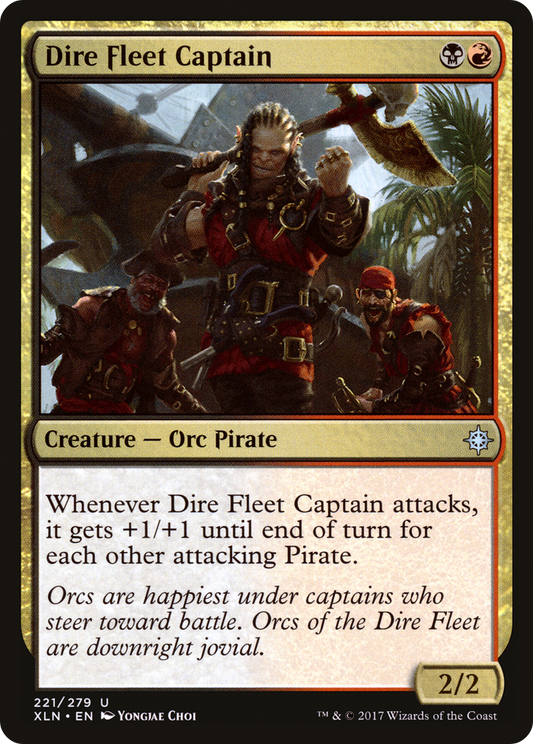 Dire Fleet Captain (221) - Ixalan