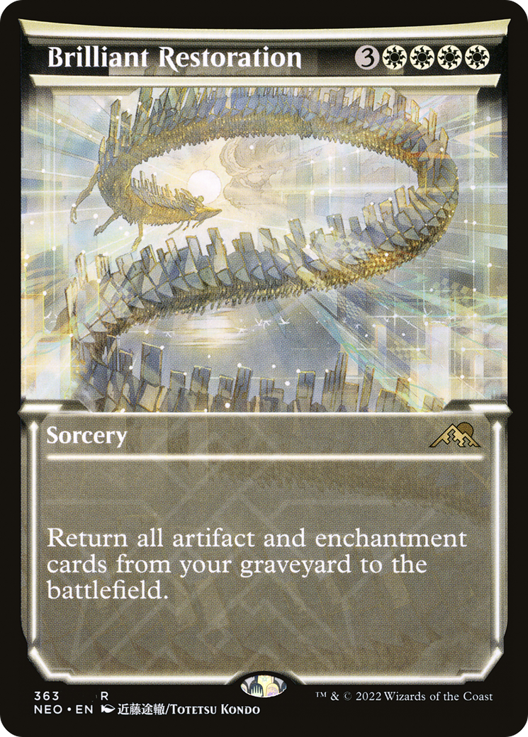 Brilliant Restoration (Showcase) (363) Foil - Kamigawa: Neon Dynasty
