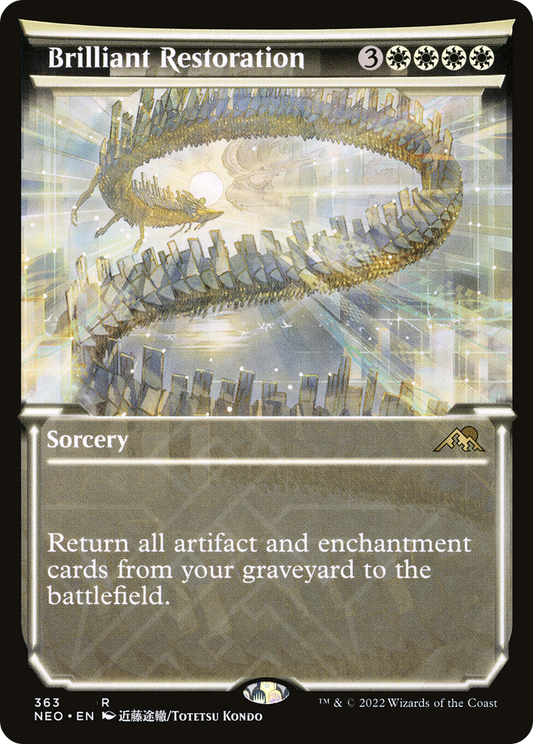 Brilliant Restoration (Showcase) (363) Foil - Kamigawa: Neon Dynasty