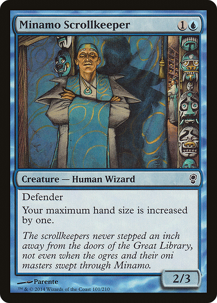 Minamo Scrollkeeper (101) Foil - Conspiracy