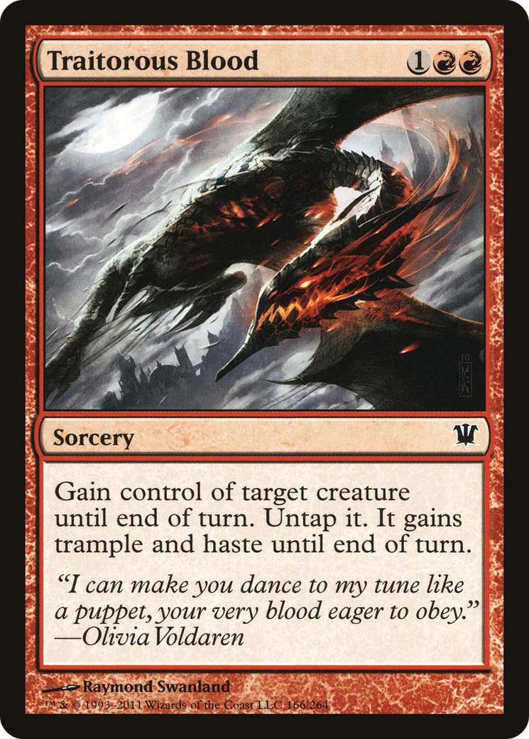 Traitorous Blood (166) Foil - Innistrad