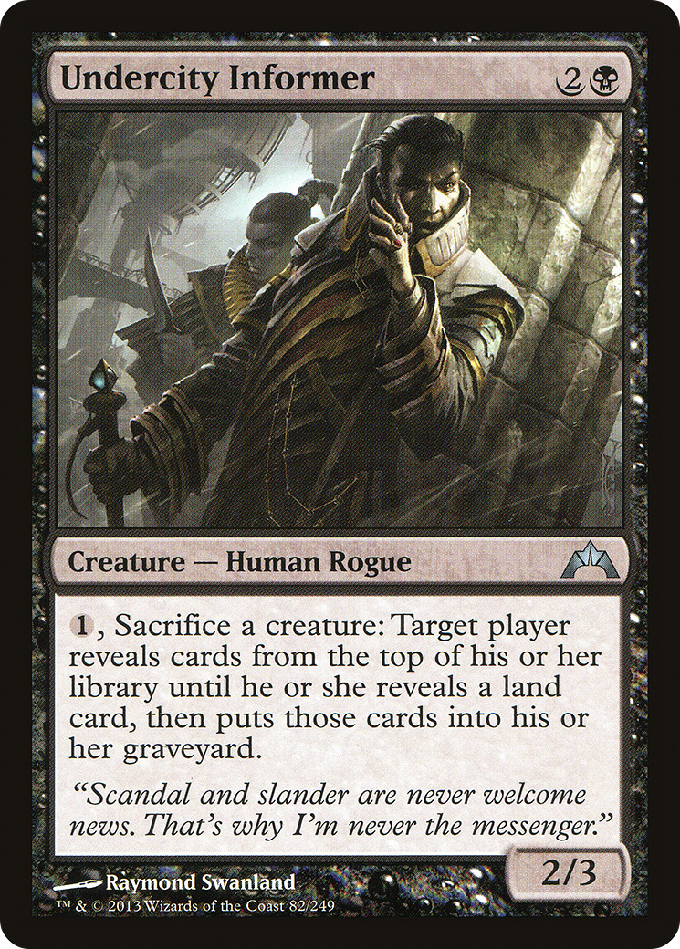 Undercity Informer (082) Foil - Gatecrash