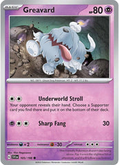 Greavard (105/198) [Scarlet & Violet: Base Set] | Silver Goblin