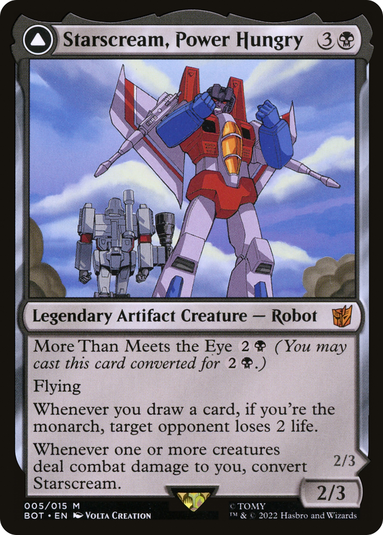 Starscream, Power Hungry (005) Foil - Transformers