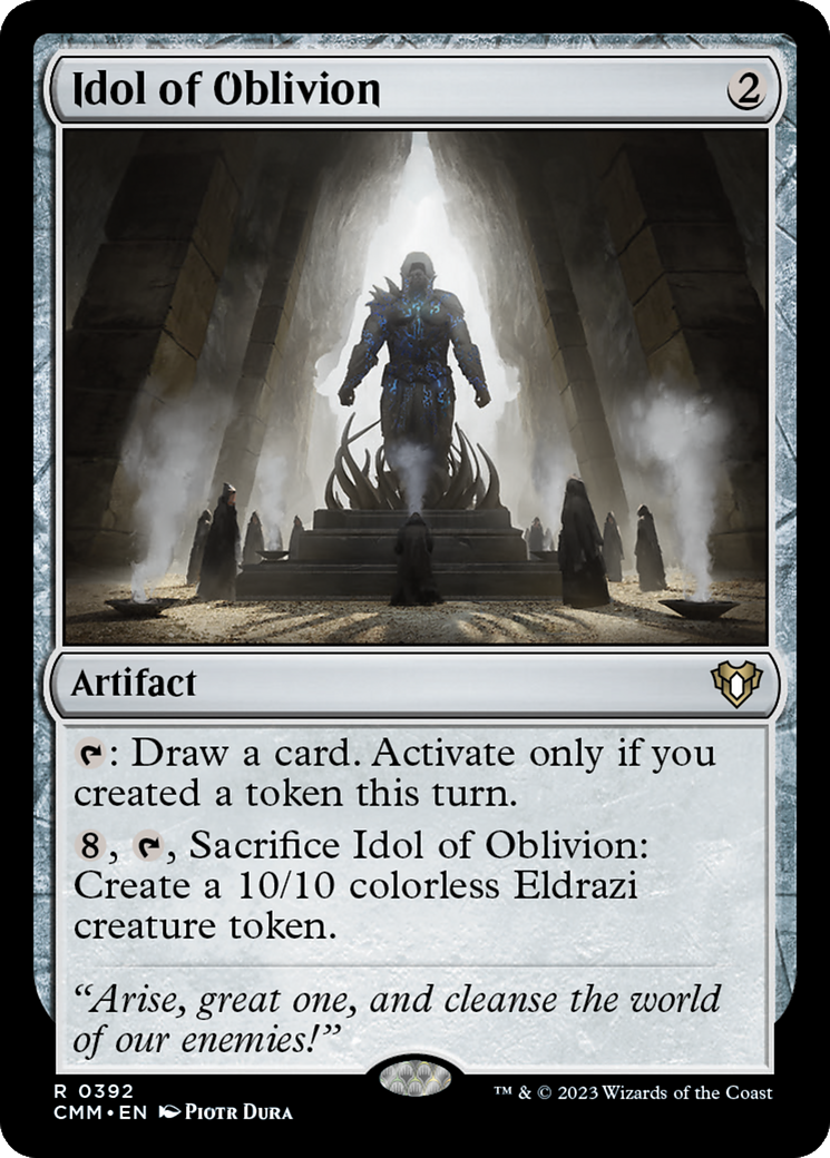 Idol of Oblivion [Commander Masters] Foil