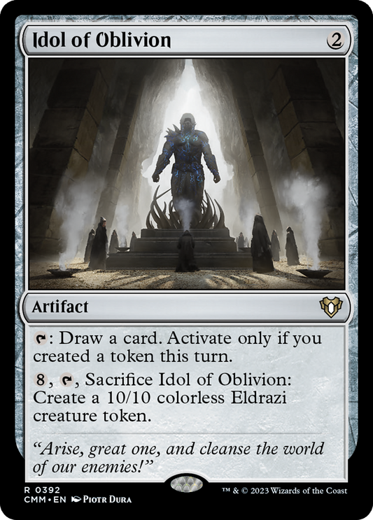 Idol of Oblivion [Commander Masters] Foil