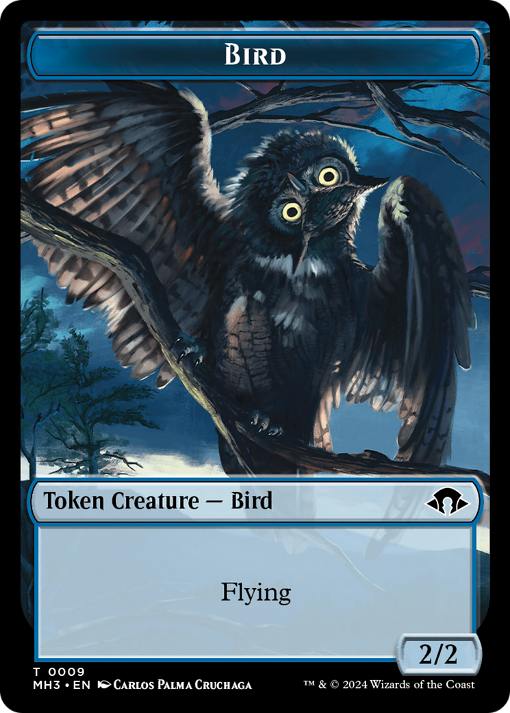 Bird Token [Modern Horizons 3 Tokens] | Silver Goblin