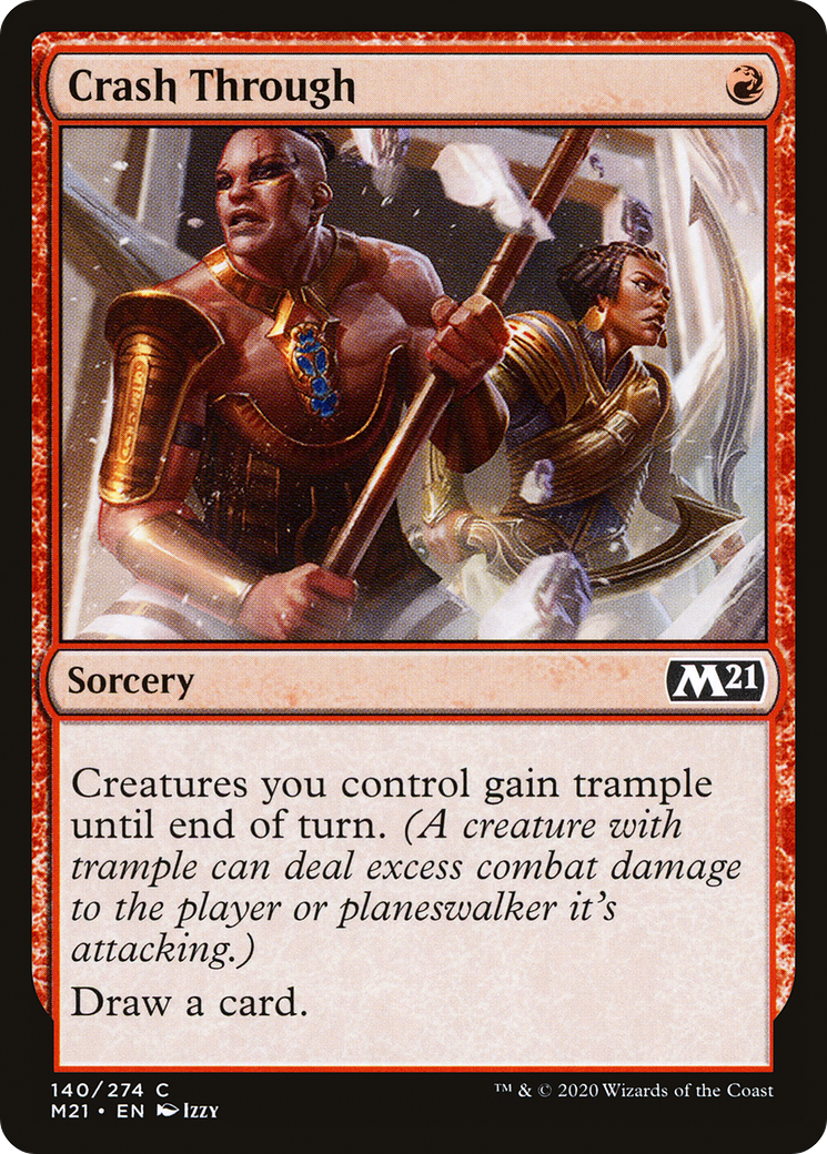 Crash Through (140) Foil - Core Set 2021