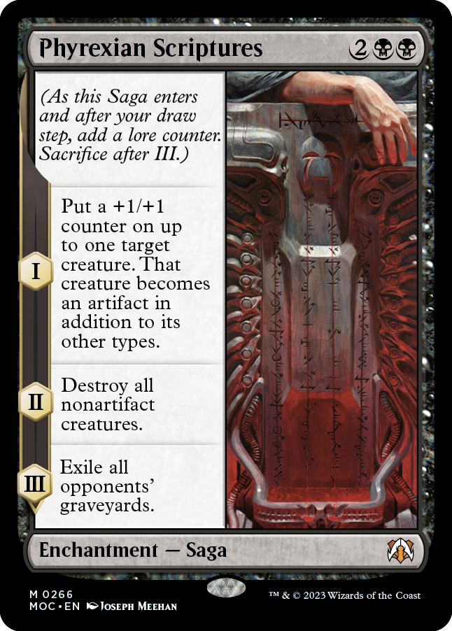 Phyrexian Scriptures [March of the Machine Commander] | Silver Goblin