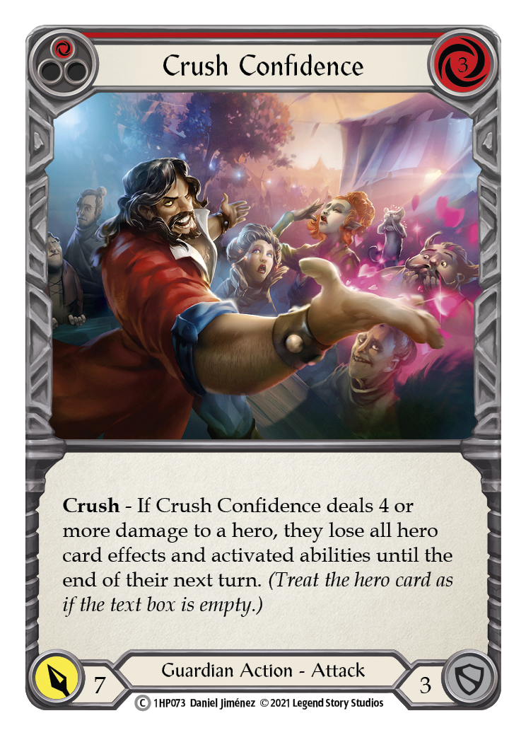Crush Confidence (Red) [1HP073] (History Pack 1) | Silver Goblin
