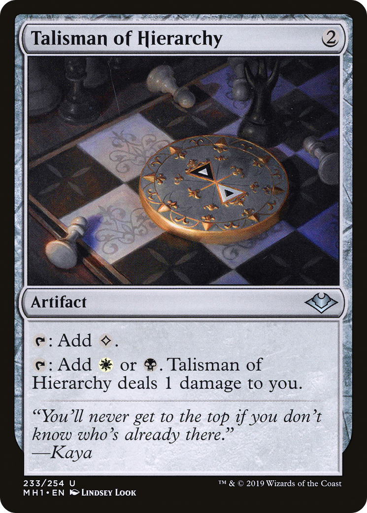 Talisman of Hierarchy (233) Foil - Modern Horizons