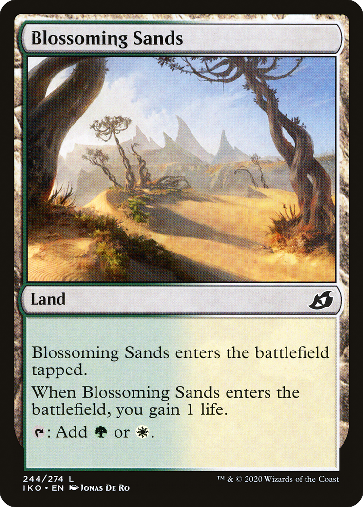 Blossoming Sands (244) Foil - Ikoria: Lair of Behemoths