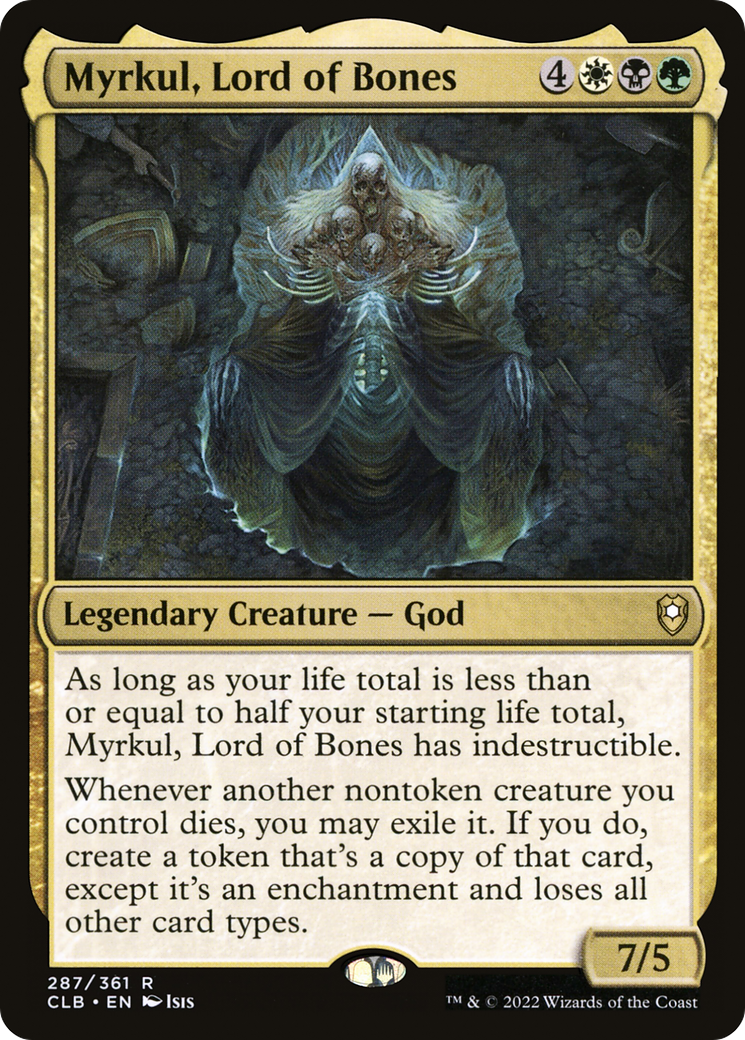 Myrkul, Lord of Bones (287) - Commander Legends: Battle for Baldur's Gate