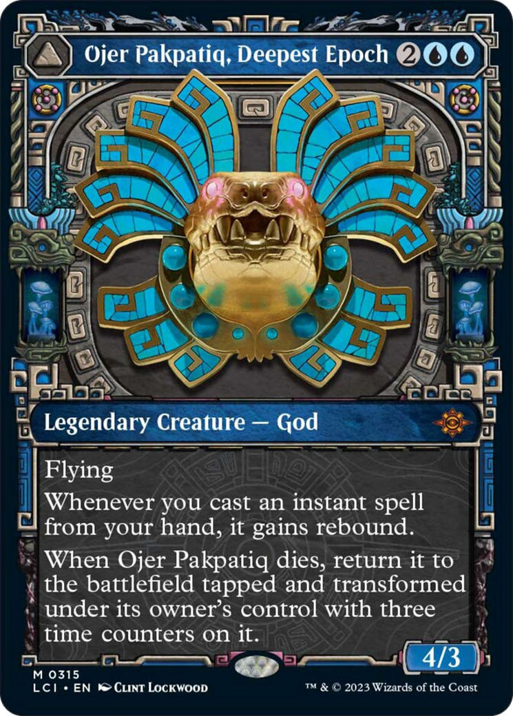 Ojer Pakpatiq, Deepest Epoch (Showcase) (315) Foil - The Lost Caverns of Ixalan