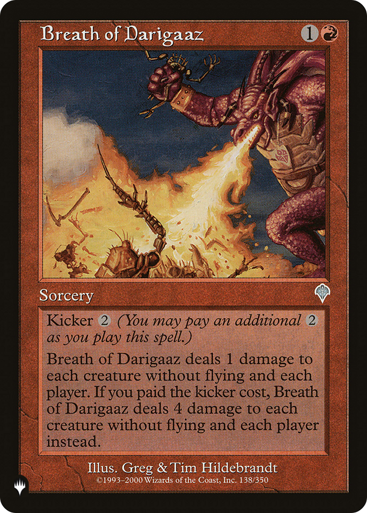 Breath of Darigaaz [The List Reprints] | Silver Goblin