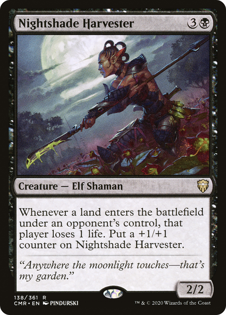 Nightshade Harvester (138) Foil - Commander Legends
