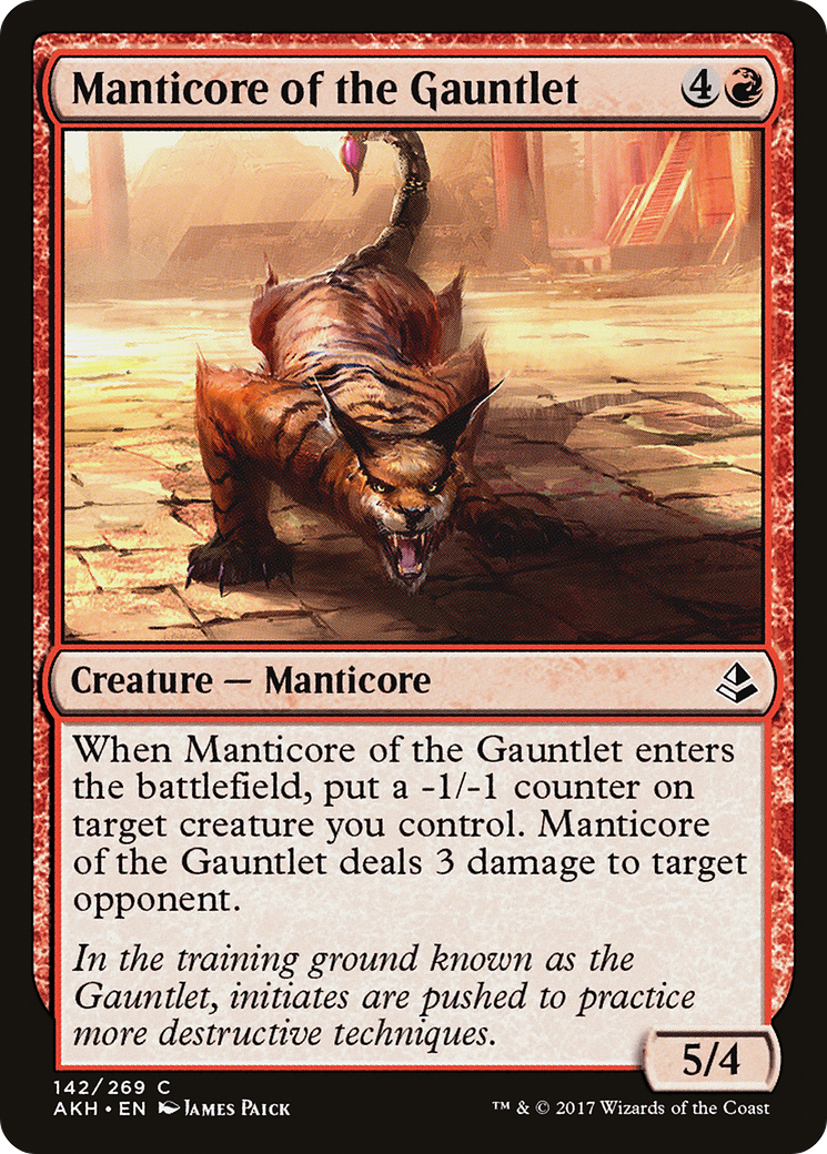 Manticore of the Gauntlet (142) - Amonkhet